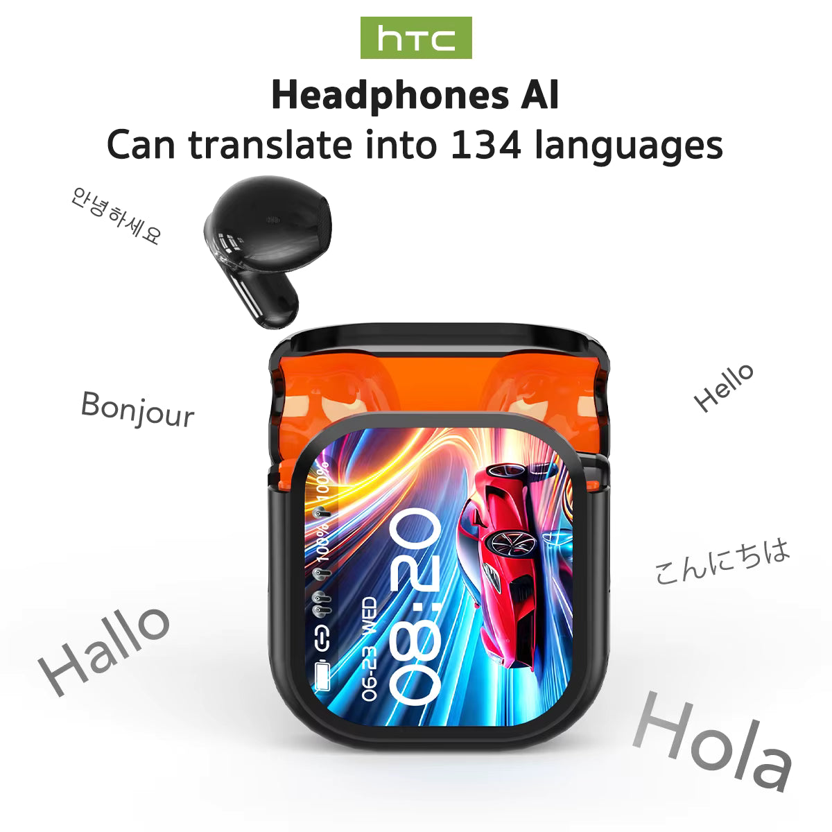 HTC NE20 — Audífonos Inalámbricos con Traductor IA