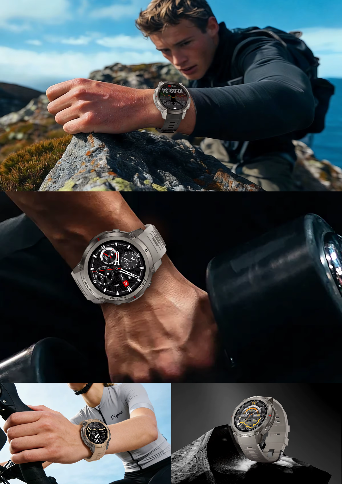 Reloj Inteligente GPS Militar 170 modos deportivos